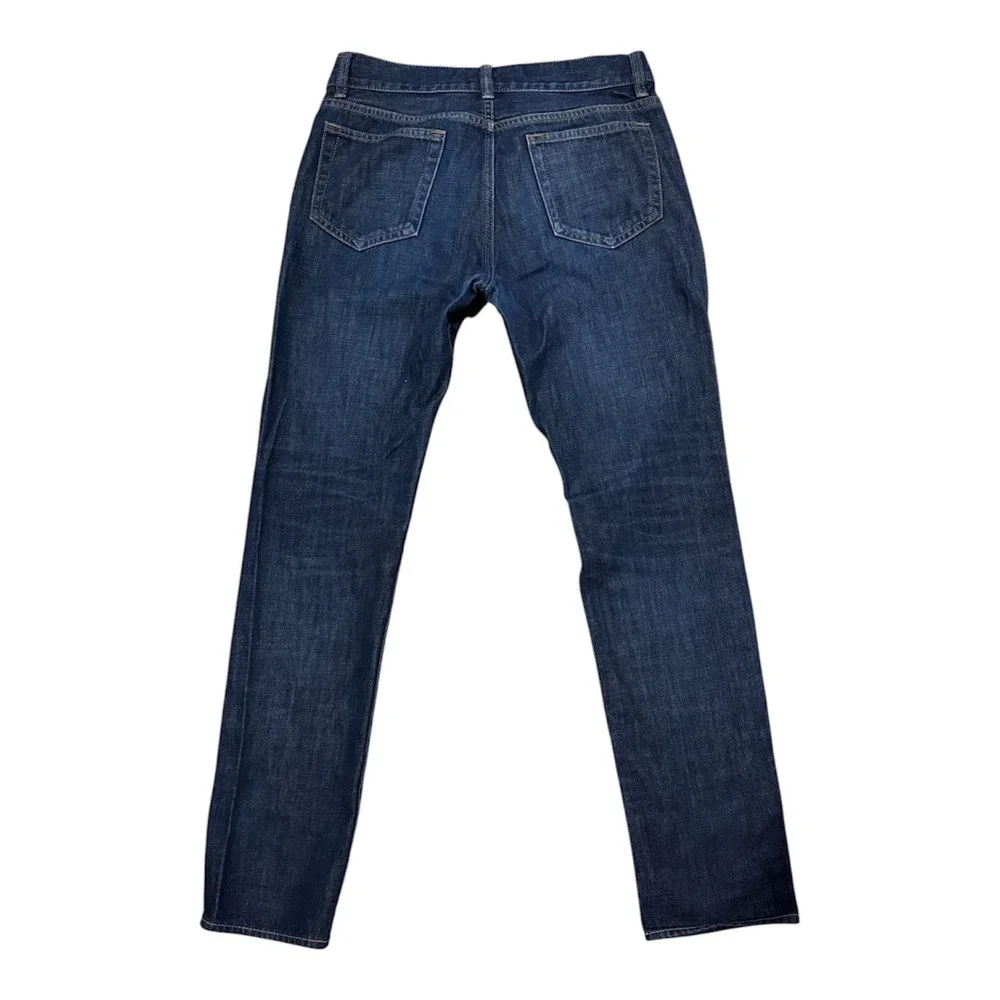 J.Crew Driggs Slim Fit Dark Indigo Denim Jeans Mens 28x30 Blue Five Pocket